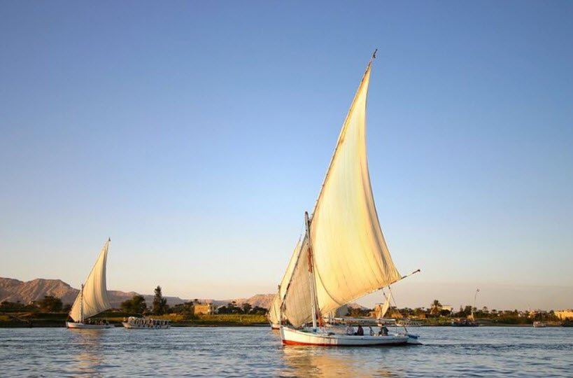Felucca Ride on the Nile, Luxor, Aswan, Cairo, Egypt